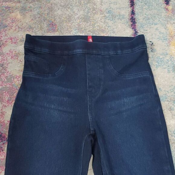 SPANX Jean-ish Ankle Leggings in Twilight Rinse Dark Wash Size S - Picture 9 of 16